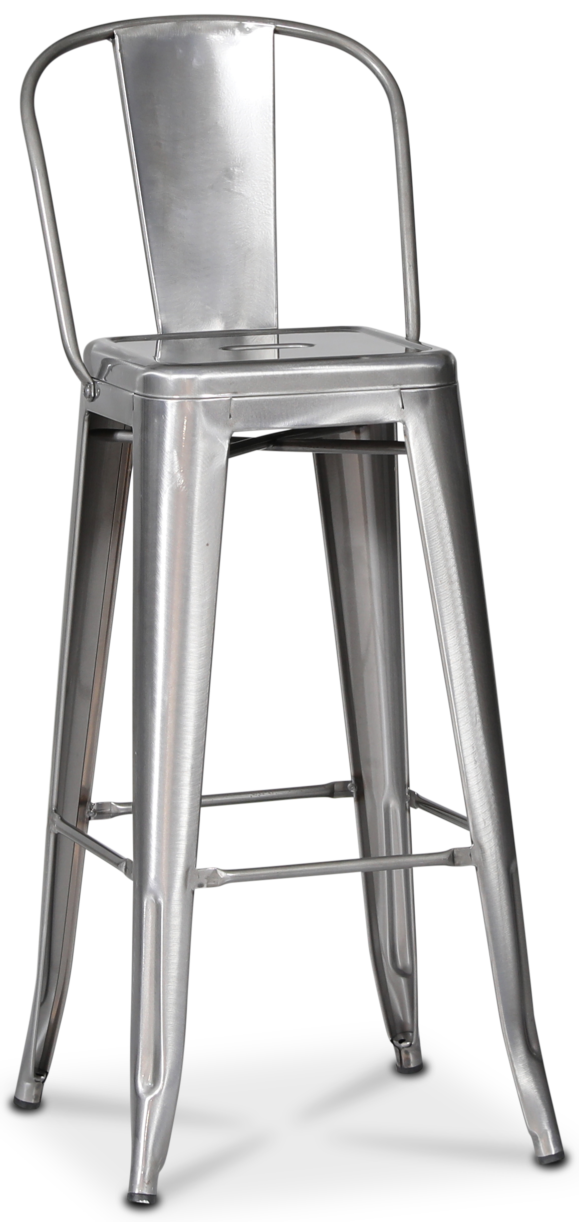 France Blanco Barstol i metall - Galvanisert metall France Blanco Barstol i metall - Galvanisert metall