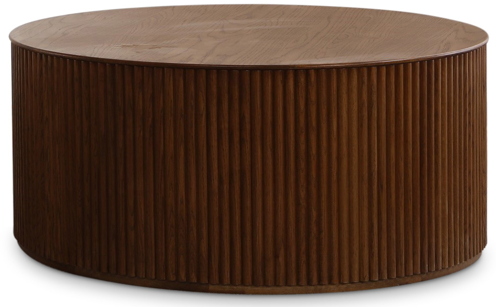 Sylinder rundt salongbord Ø100 cm - Valnøtt Sylinder rundt salongbord Ø100 cm - Valnøtt