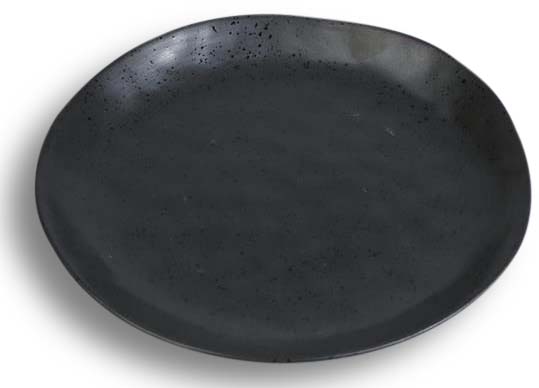 Dreja tallerken - Svart - 4-pack Dreja tallerken - Svart - 4-pack