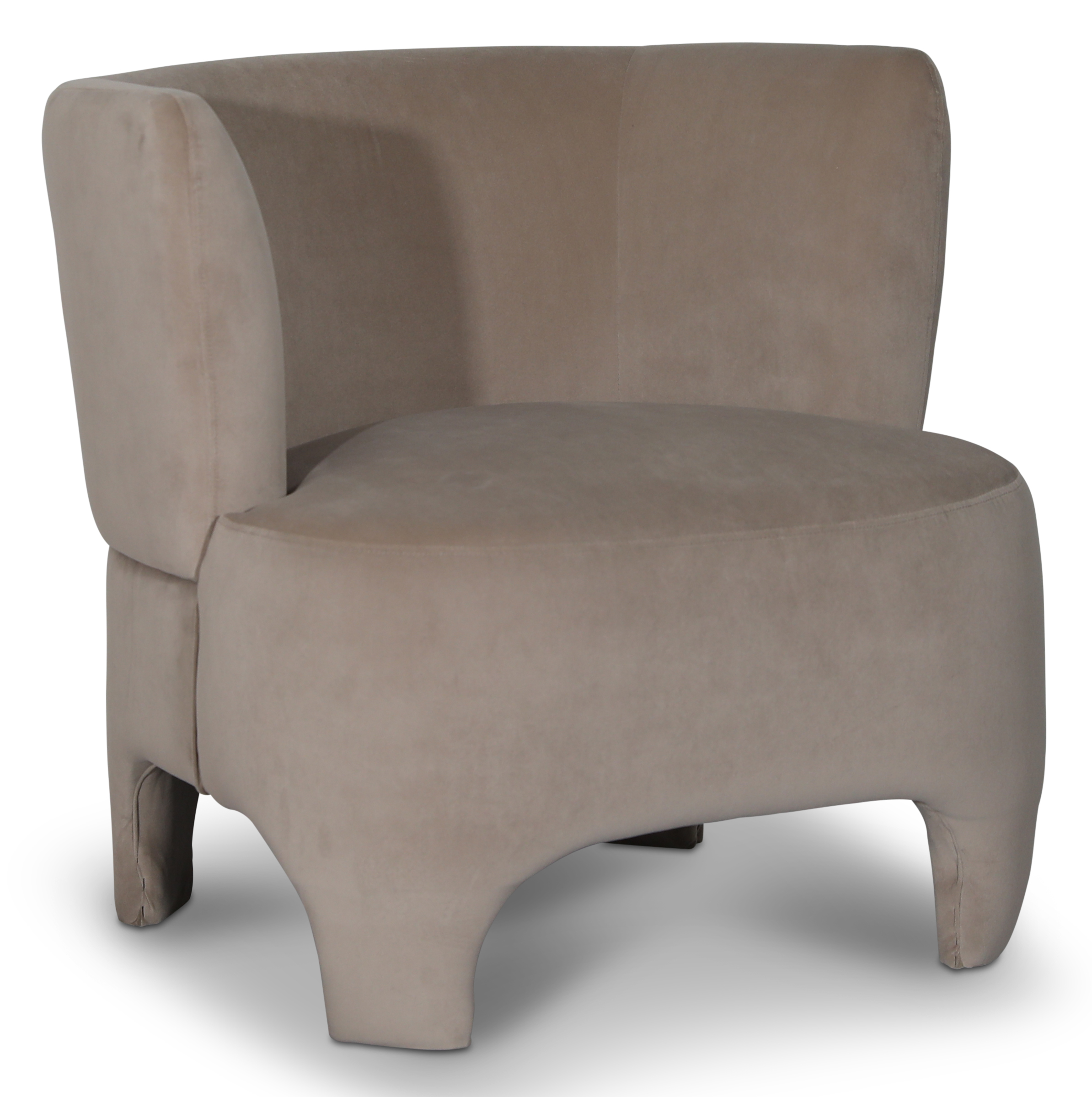 Stenkyrka lenestol - Beige fl�yel