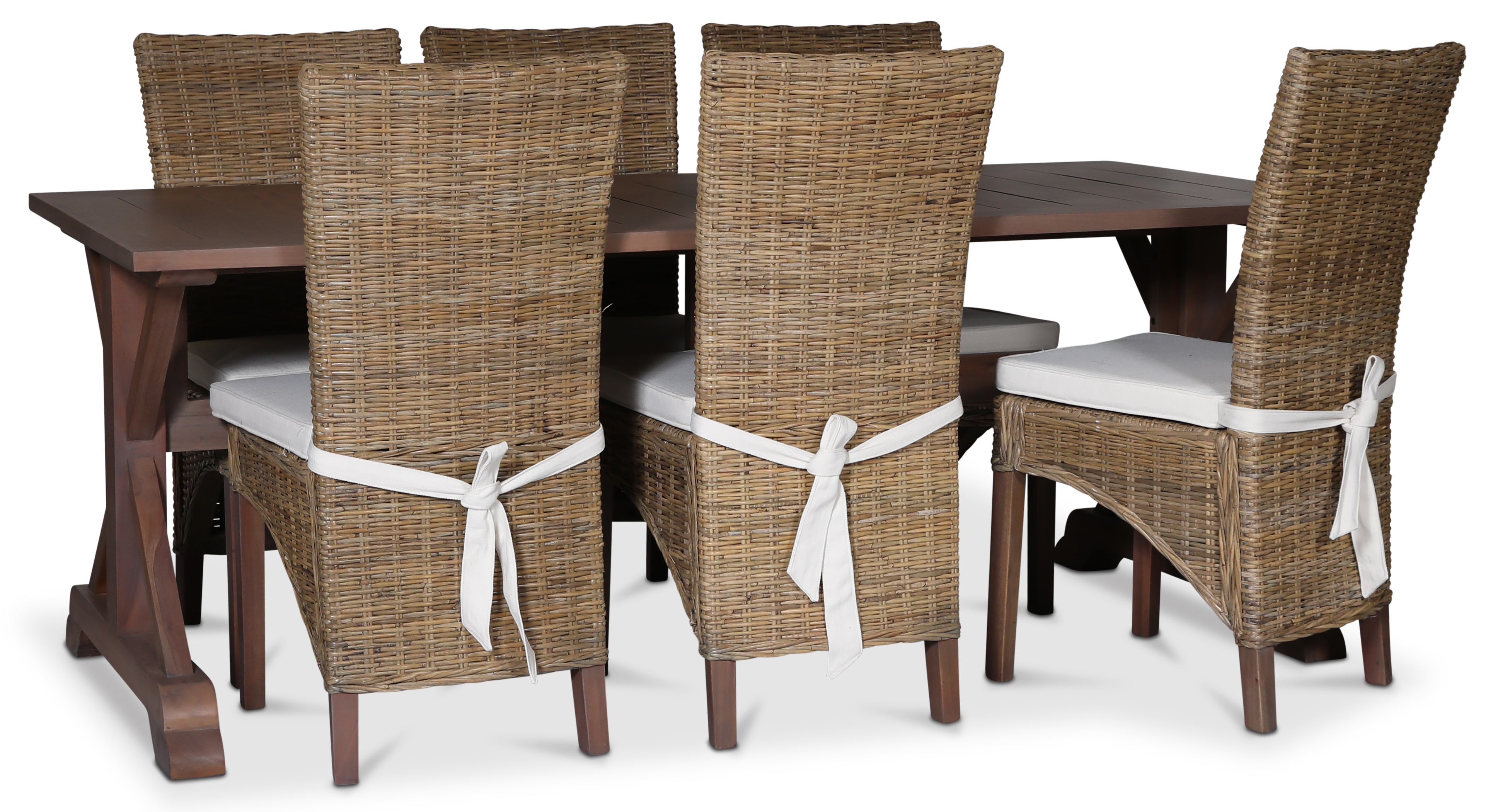 Croco spisegruppe; Spisebord 200x90 cm med 6 stoler Croco spisegruppe; Spisebord 200x90 cm med 6 stoler