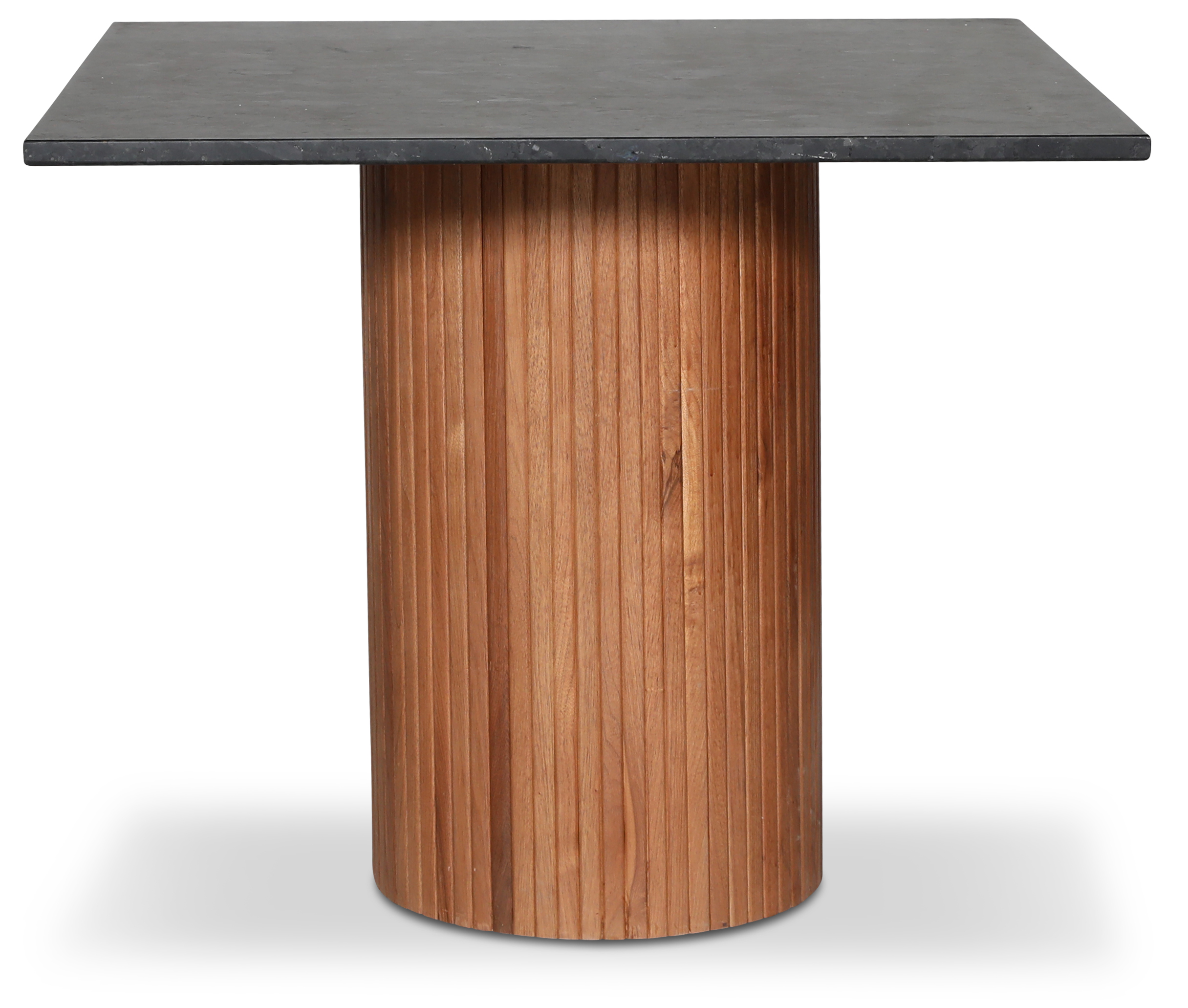 Decibel rundt spisebord 90x90 cm - Valnøtt / Svart Donau granitt Decibel rundt spisebord 90x90 cm - Valnøtt / Svart Donau granitt