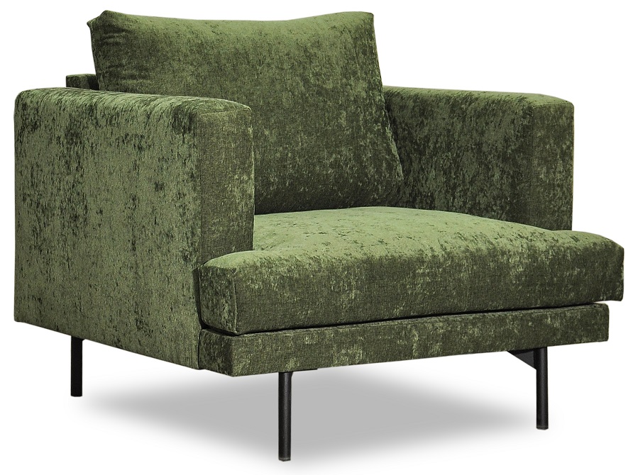 Smilla lenestol - Mørkegrønn Chenille Smilla lenestol - Mørkegrønn Chenille