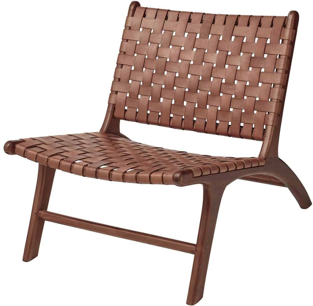 Fåtölj Pixie Porto - Konjak / Teak Fåtölj Pixie Porto - Konjak / Teak