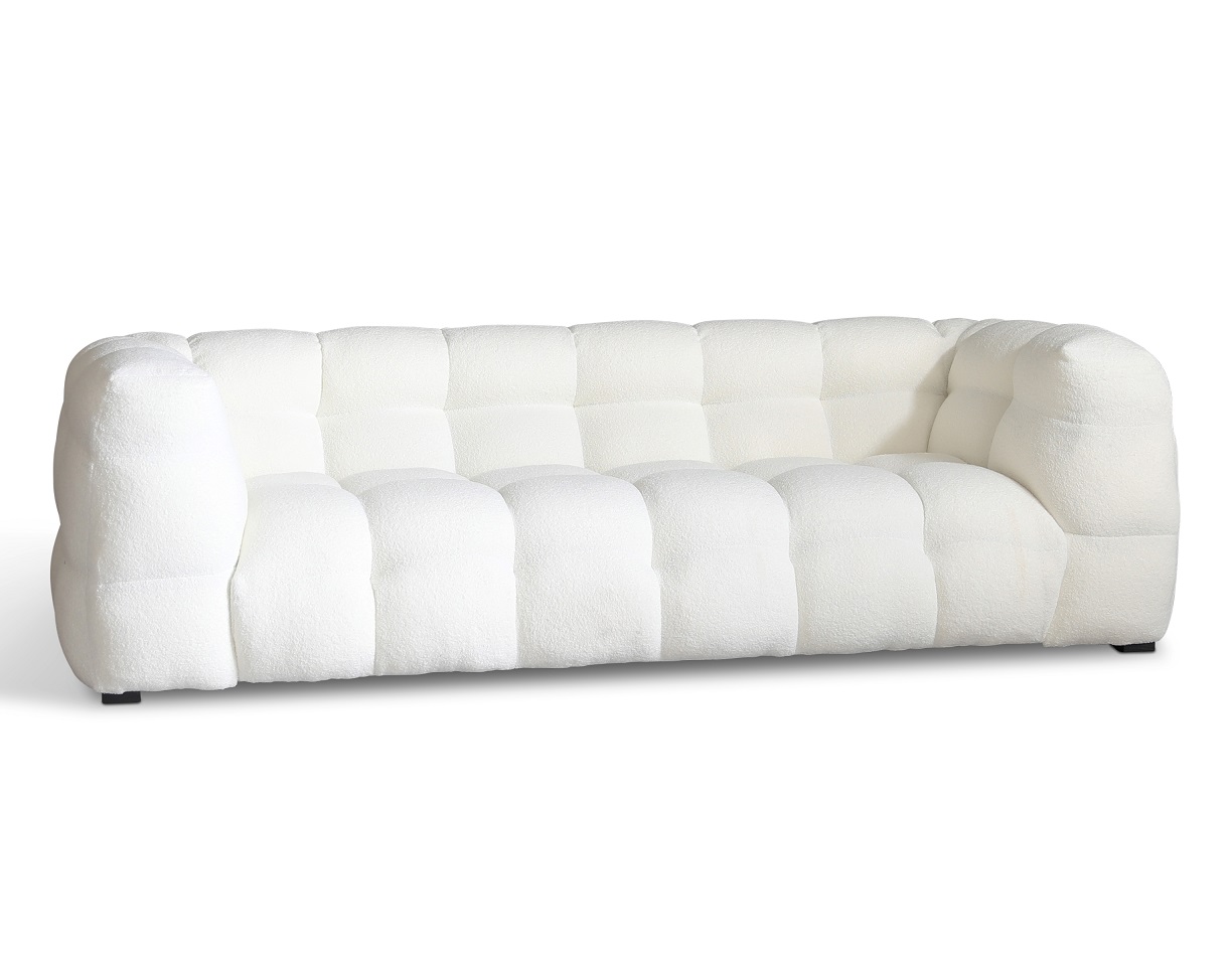 Nivou 3-seters sofa i Boucl� - Cream