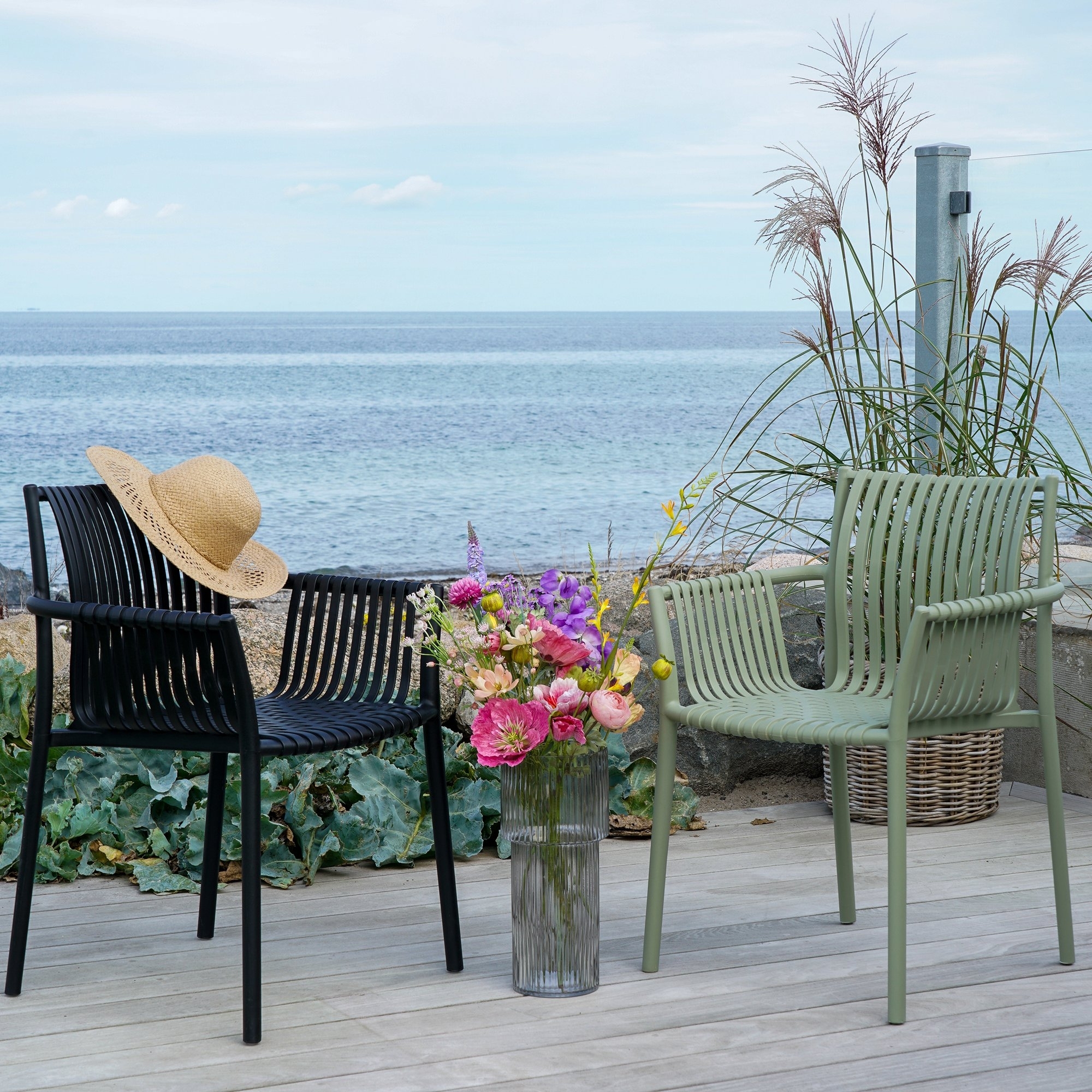 Stabelbar utestol - Gr�nn - Tulsa