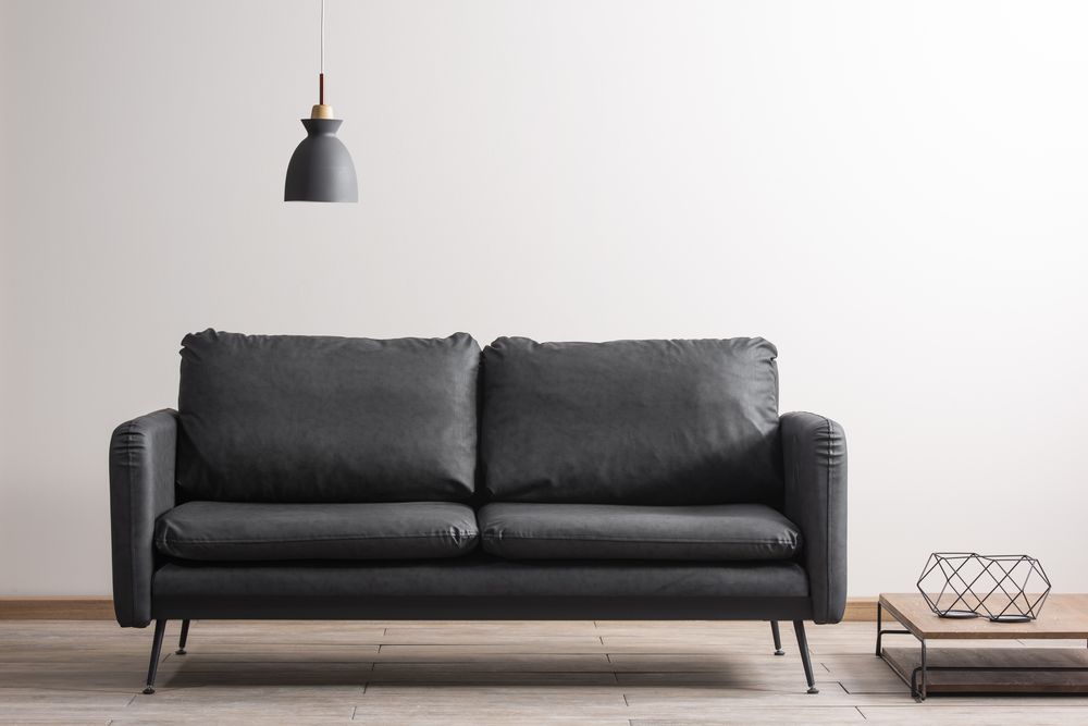 Sjötorp 2-seter sofa i Svart PU Sjötorp 2-seter sofa i Svart PU