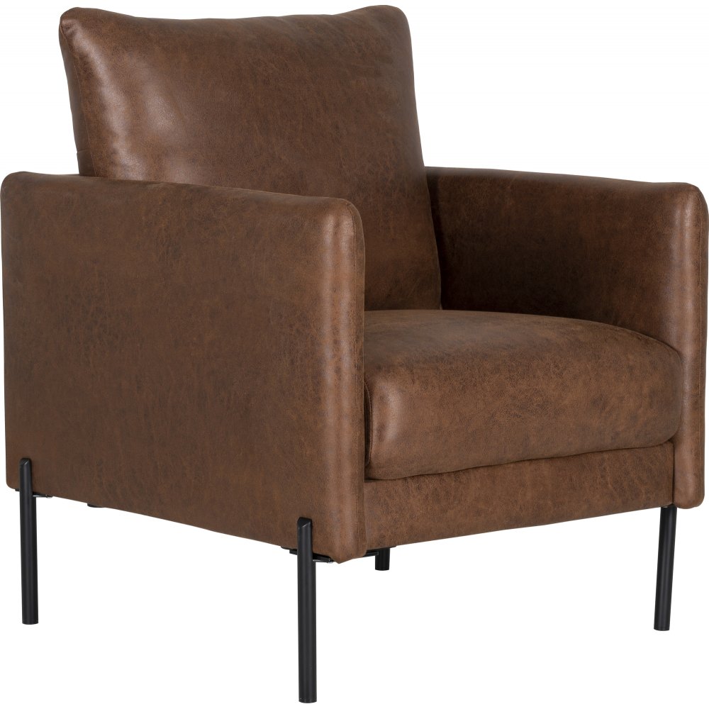 Kingsley lenestol - Cognac (økolær) + Tekstilpleie for m?bler Kingsley lenestol - Cognac (økolær) + Tekstilpleie for m?bler