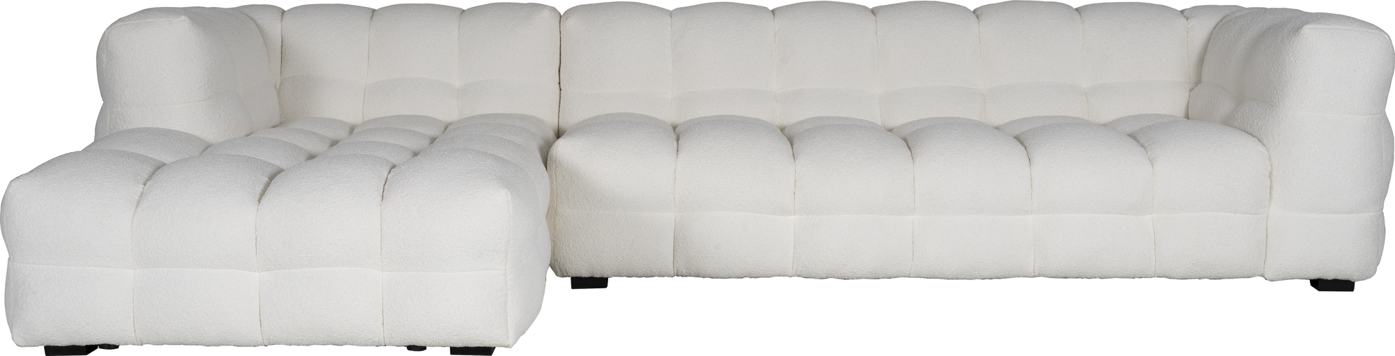 Divansofa offwhite bouclè 322 cm Divansofa offwhite bouclè 322 cm