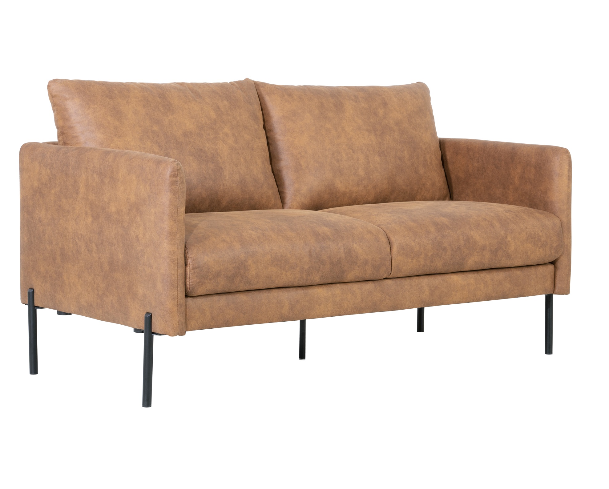 Kingsley 2,5-seter sofa - Cognac (�kol�r) + M�belrengj�ring