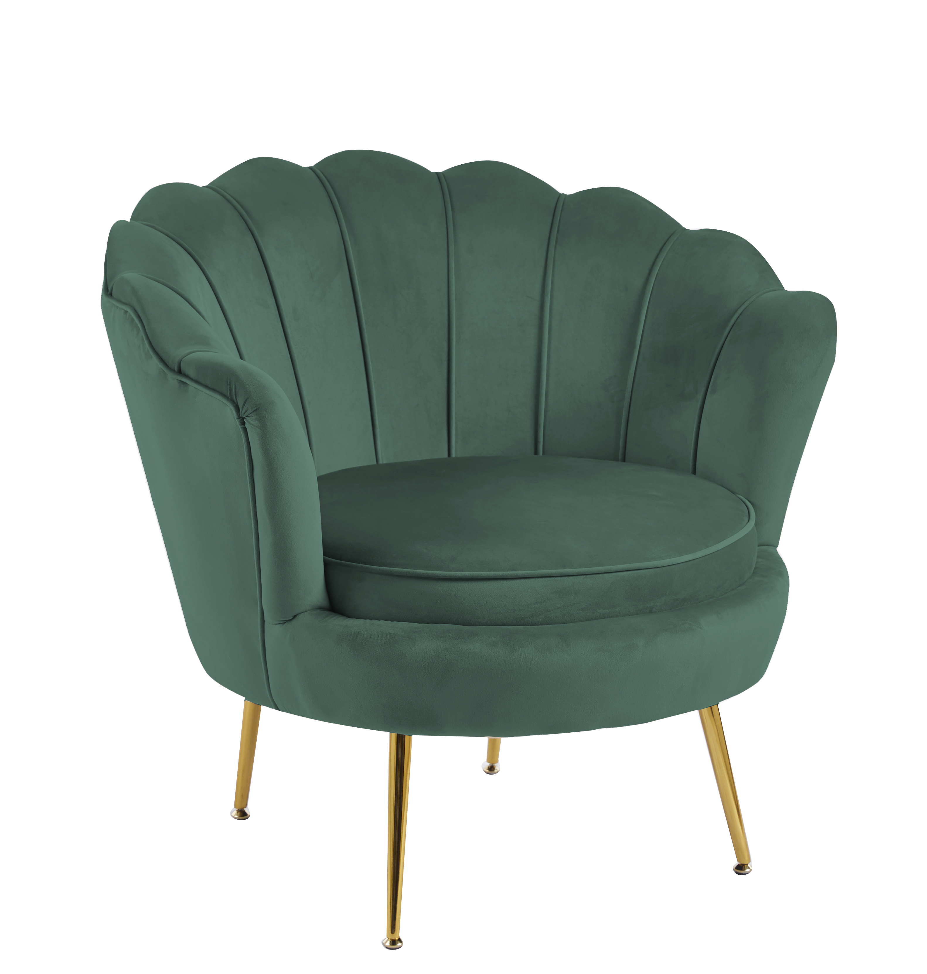 Lenestol grønn/messing - Kingsley Lenestol grønn/messing - Kingsley