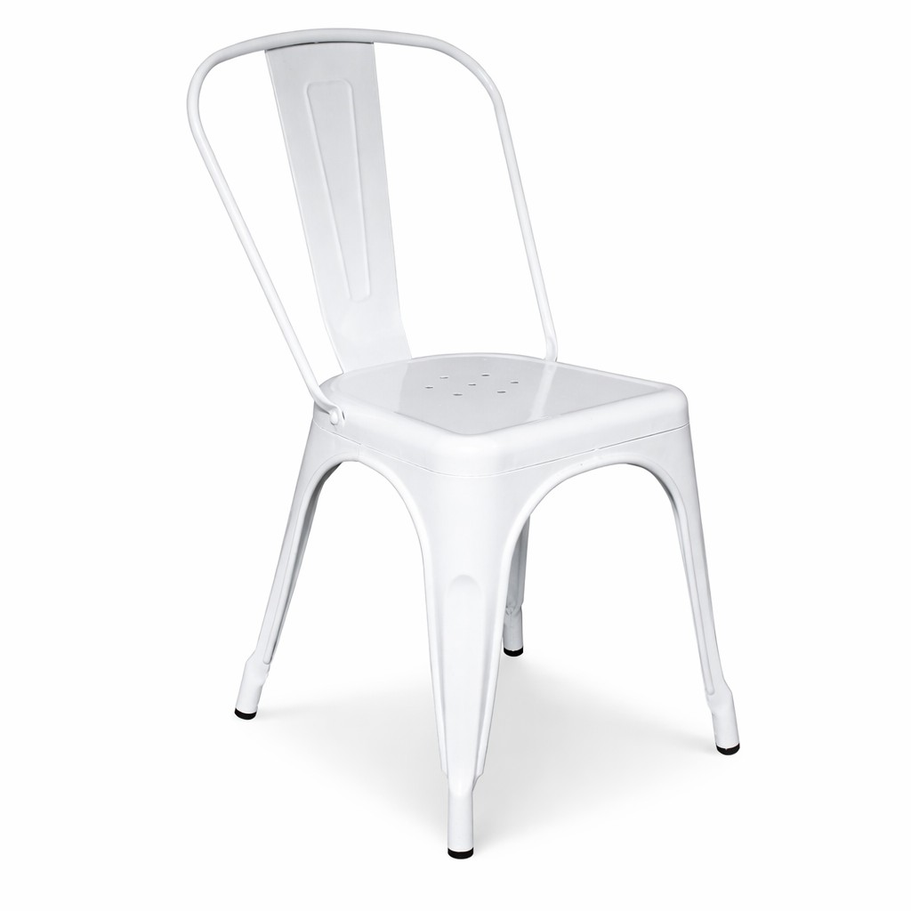 Spisestol industry - Hvit (Shiny)