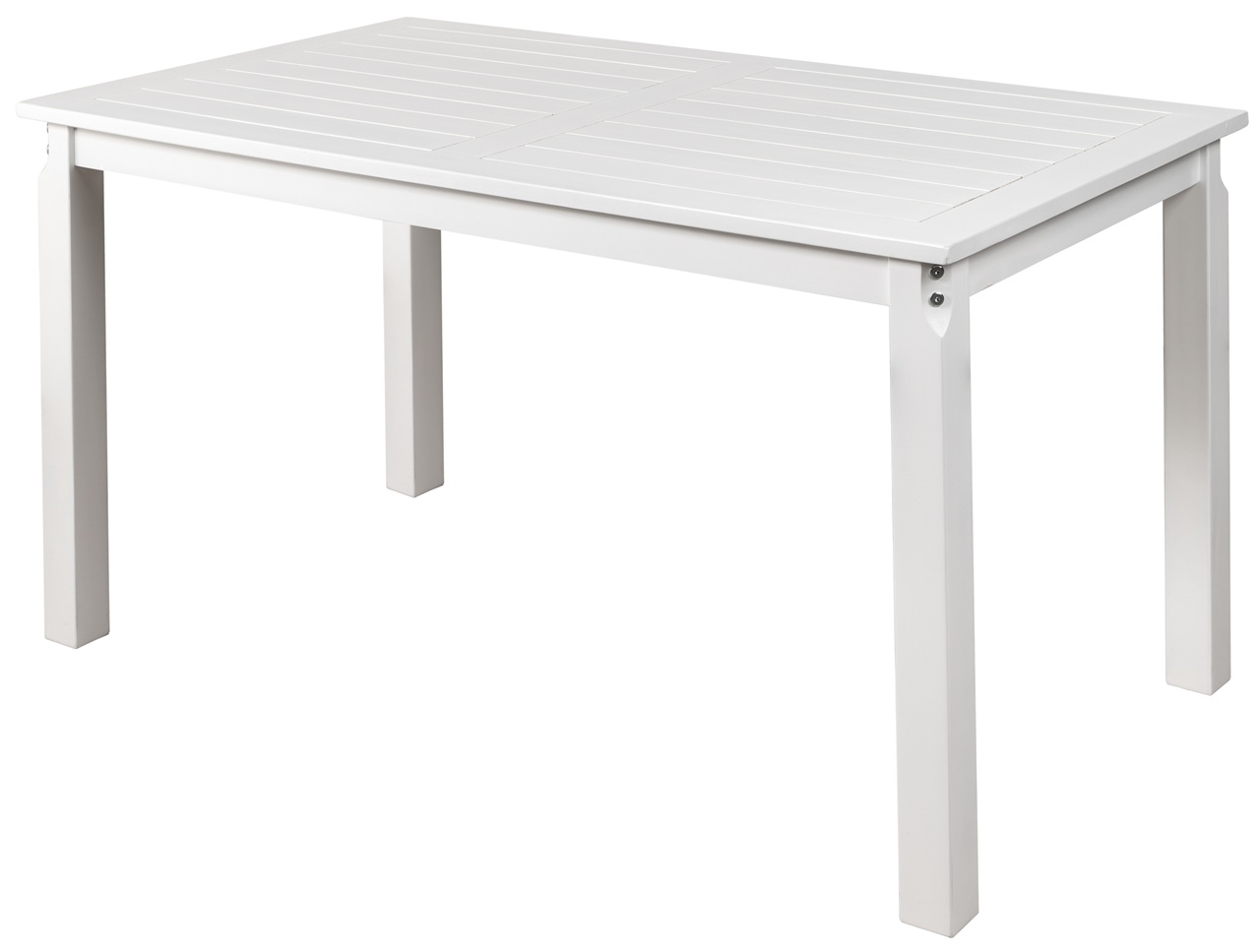 Utend�rs spisebord Bohus hvitt 135 cm