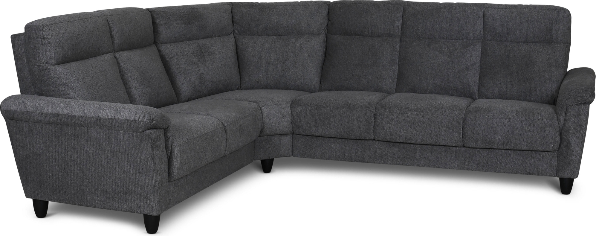 Hj�rnesofa 5-seter antrasitt Alabama - 228/278 cm