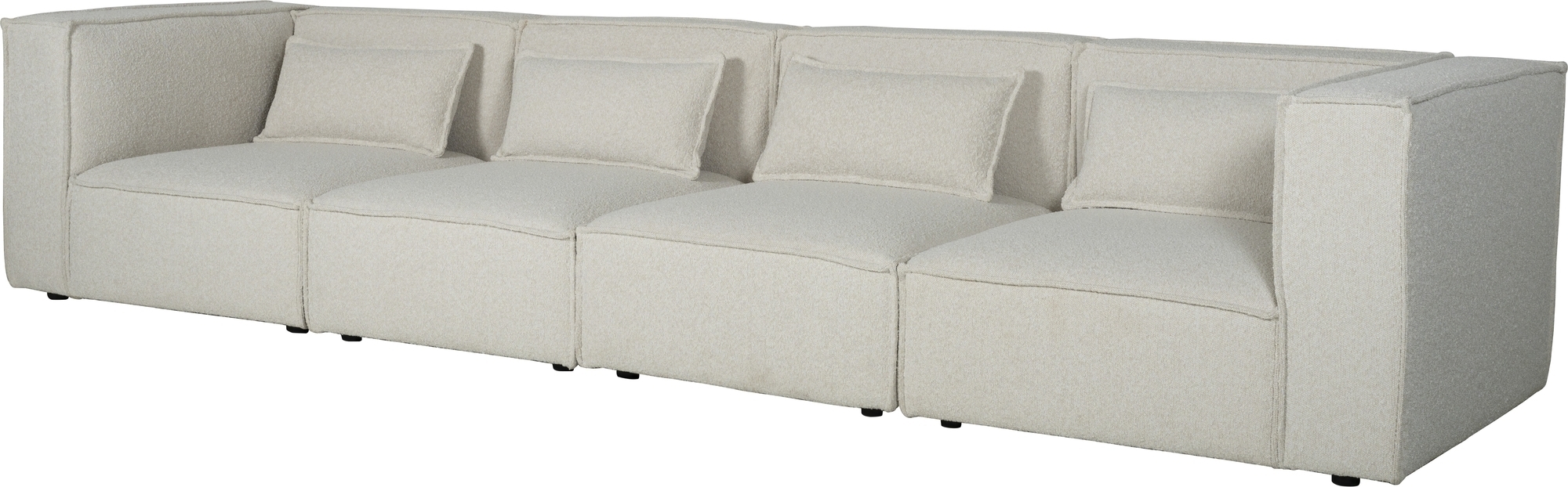 Nees modulsofa i boucl� - 4-seters sofa i boucl�