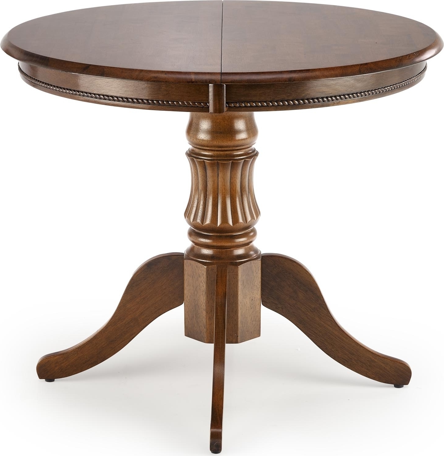 Dana spisebord uttrekkbart - Mørk valnøtt + Møbelføtter Dana spisebord uttrekkbart - Mørk valnøtt + Møbelføtter