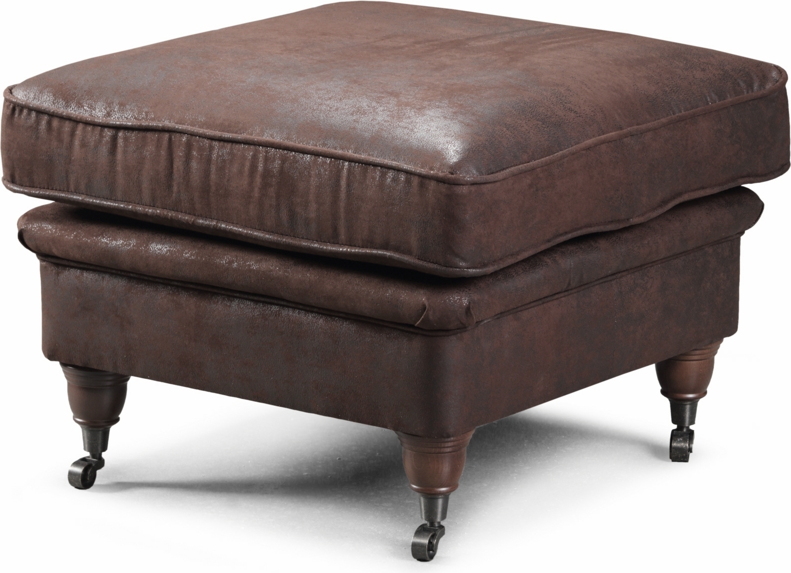 Howard Vintage Fotskammel Kvadrat - L�rutseende + M�belrengj�ring