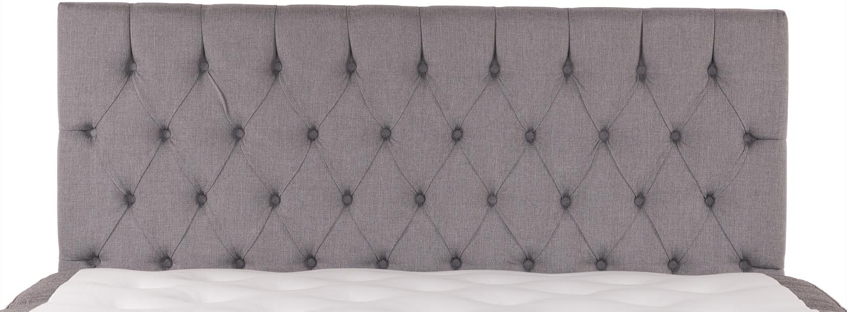 Grey sengegavl vegghengt - 180 cm Grey sengegavl vegghengt - 180 cm