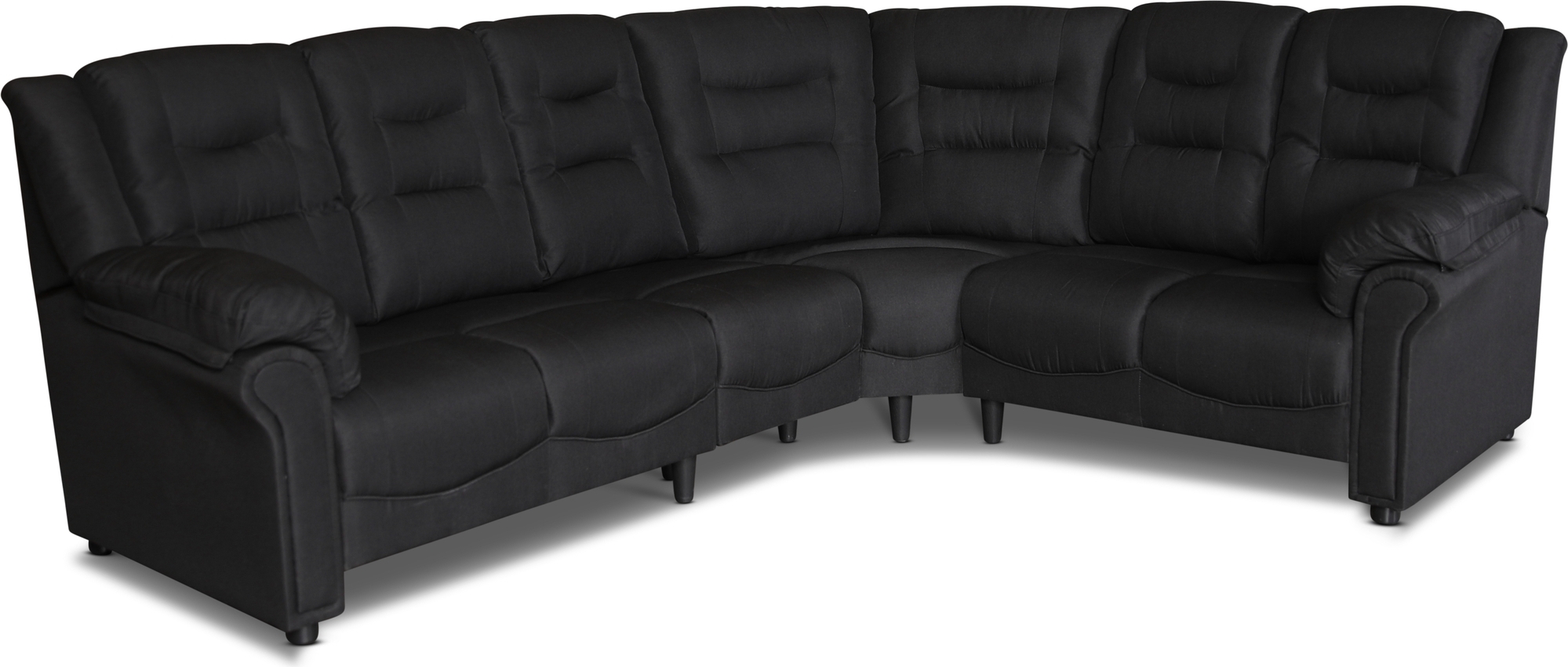 Peking hj�rnesofa - Sort + Tekstilpleie for m�bler