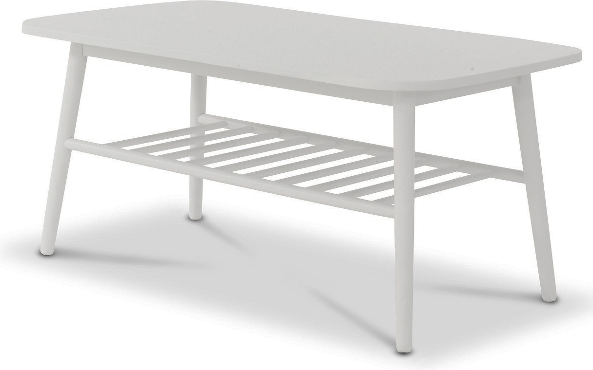Salongbord hvitt 110x60 cm - Saltö + Tekstilpleie for møbler Salongbord hvitt 110x60 cm - Saltö + Tekstilpleie for møbler