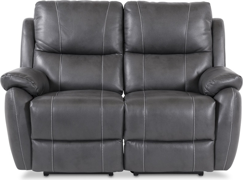 Enjoy Hollywood recliner- 2-seter sofa(el) i i gr�tt kunstskinn + M�belf�tter