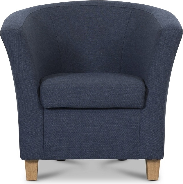 Club lenestol Club Grande - Mørkeblått stoff Club lenestol Club Grande - Mørkeblått stoff