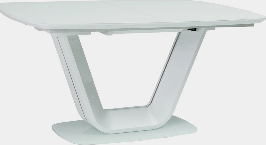 Bumbi spisebord 160-220 cm - Hvit