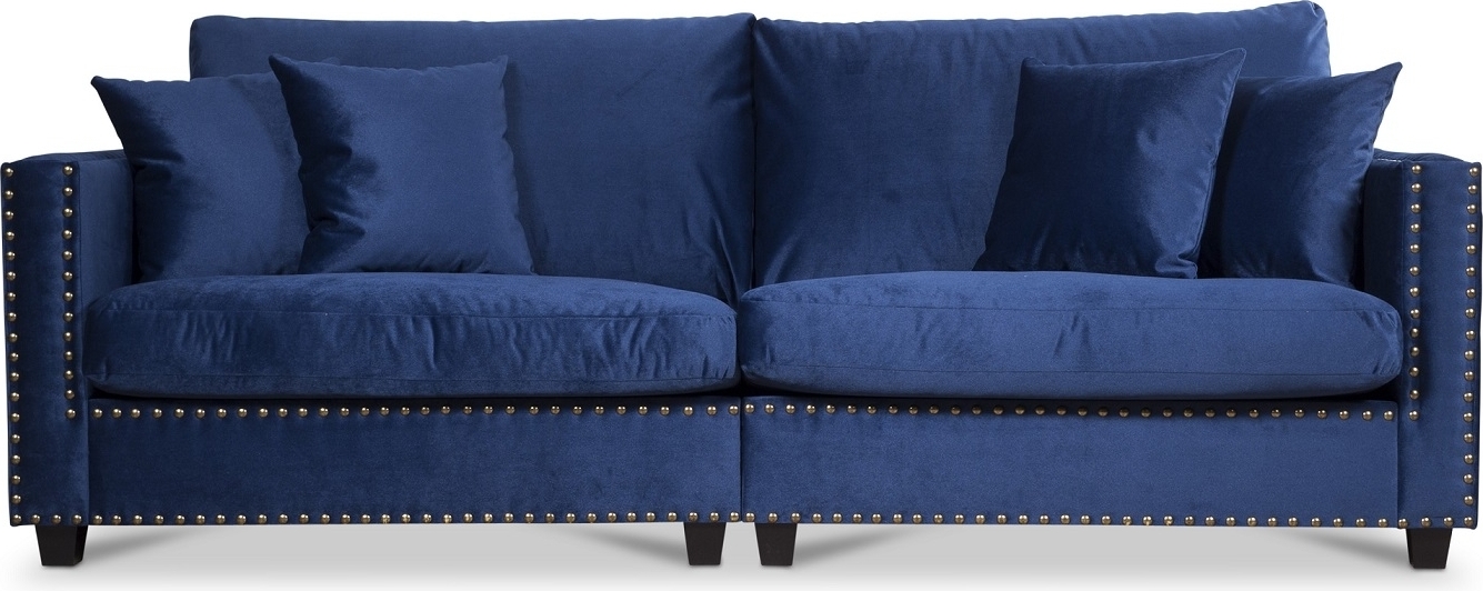 Bellino 4-seter sofa - Bl� Fl�yel