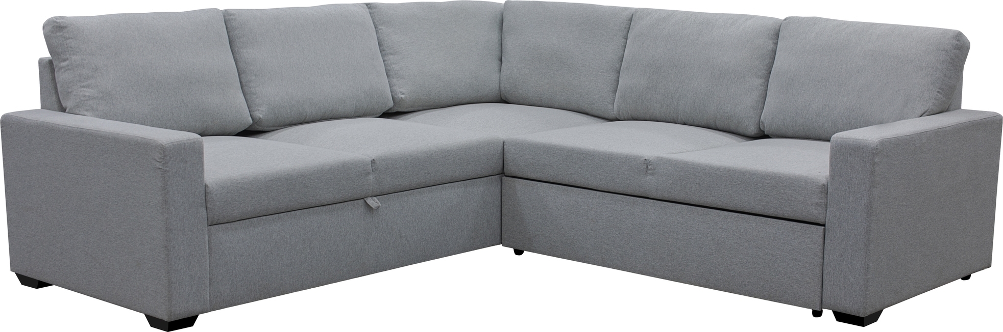 Sovesofa Belissa frem oppredet hj�rnesofa - lysgr� Rocco + Tekstilpleie for m?bler