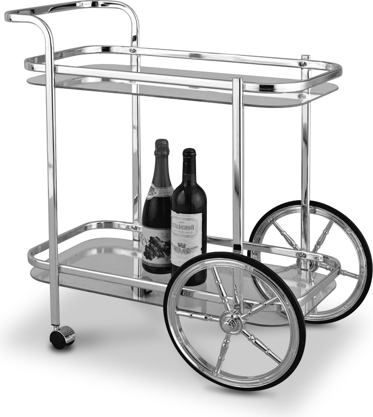 Rochester - Serveringsvogn (krom) + M?belben