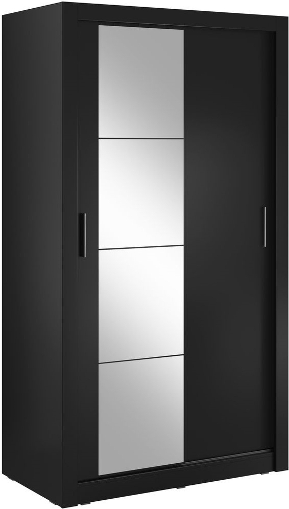 Mervyn garderobe 120 - Svart