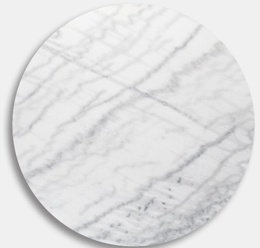 Lys marmorplate rund 130 cm Lys marmorplate rund 130 cm