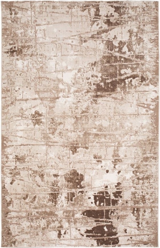 Maskinvevet teppe Galya Brick - Nougat