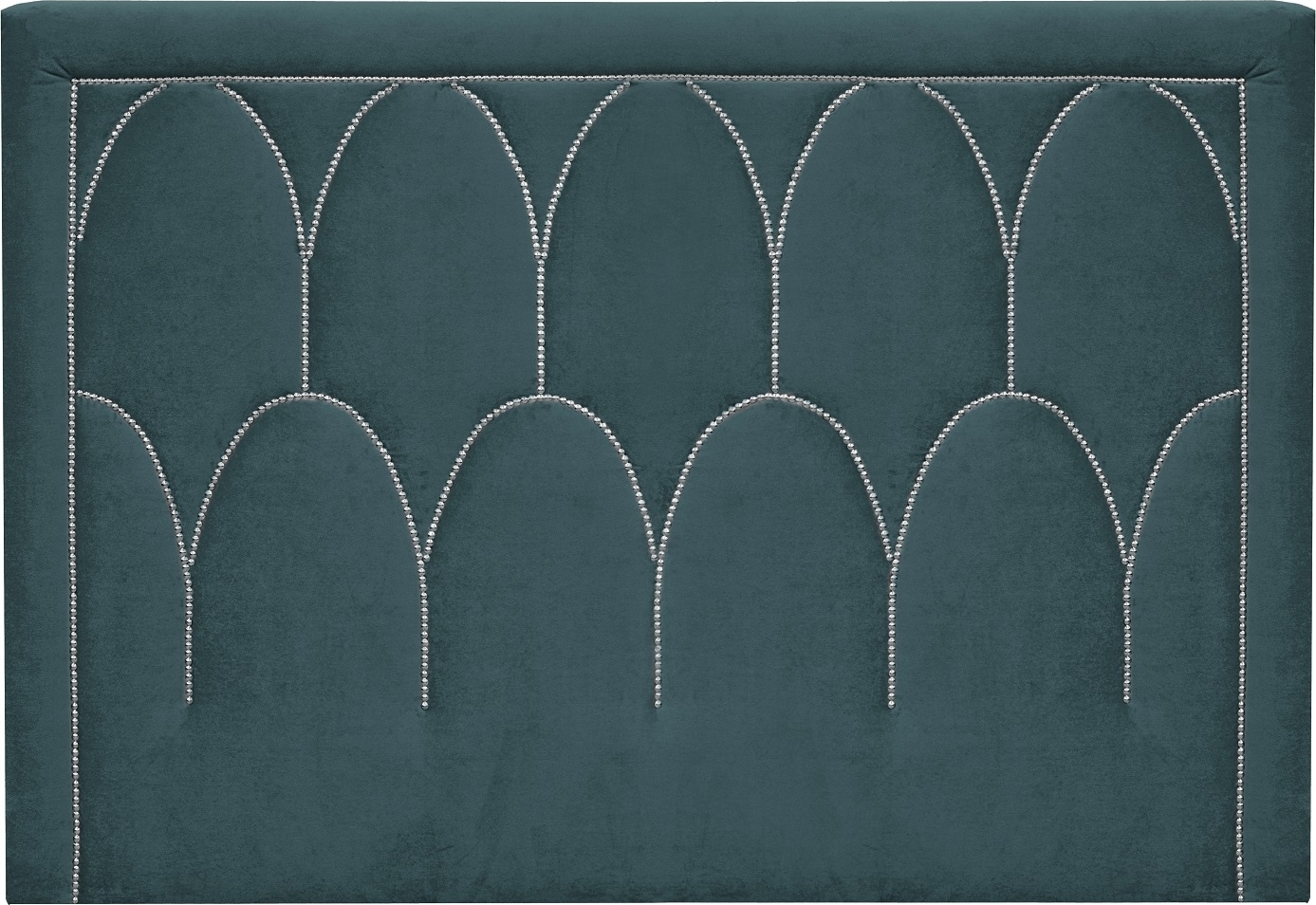 Dalarö Sengegavl (Blå sammet) - Valgfri Bredde Dalarö Sengegavl (Blå sammet) - Valgfri Bredde