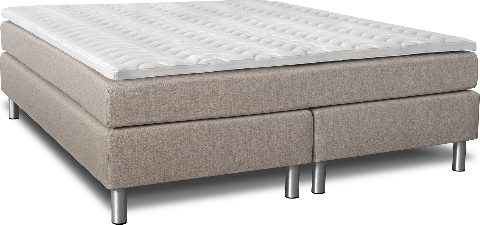 Comfort kontinentalseng 5-sone pocket (Sand) - Valgfri bredde