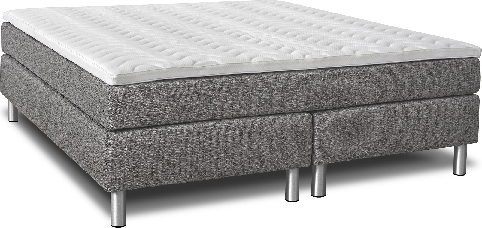 Comfort kontinentalseng 5-sone pocket (Grå) - Valgfri bredde Comfort kontinentalseng 5-sone pocket (Grå) - Valgfri bredde