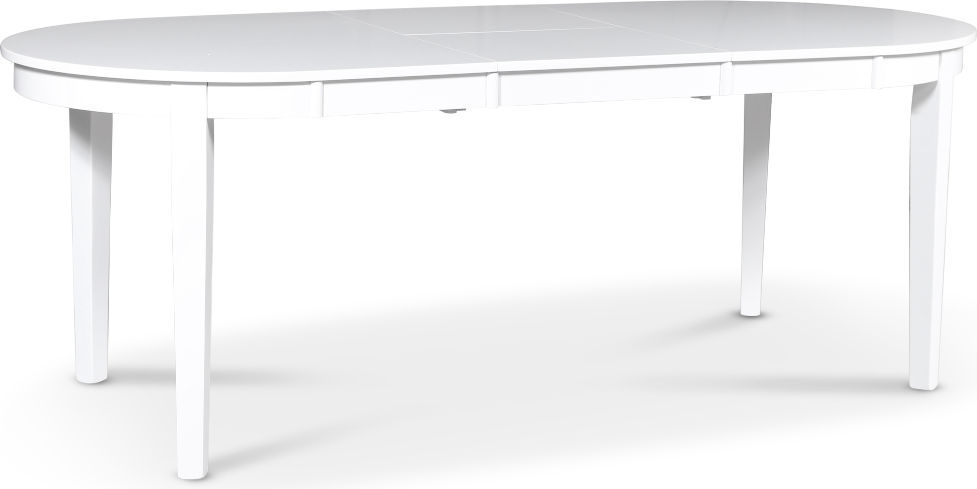 G�s� spisebord oval uttrekkbart - Hvit