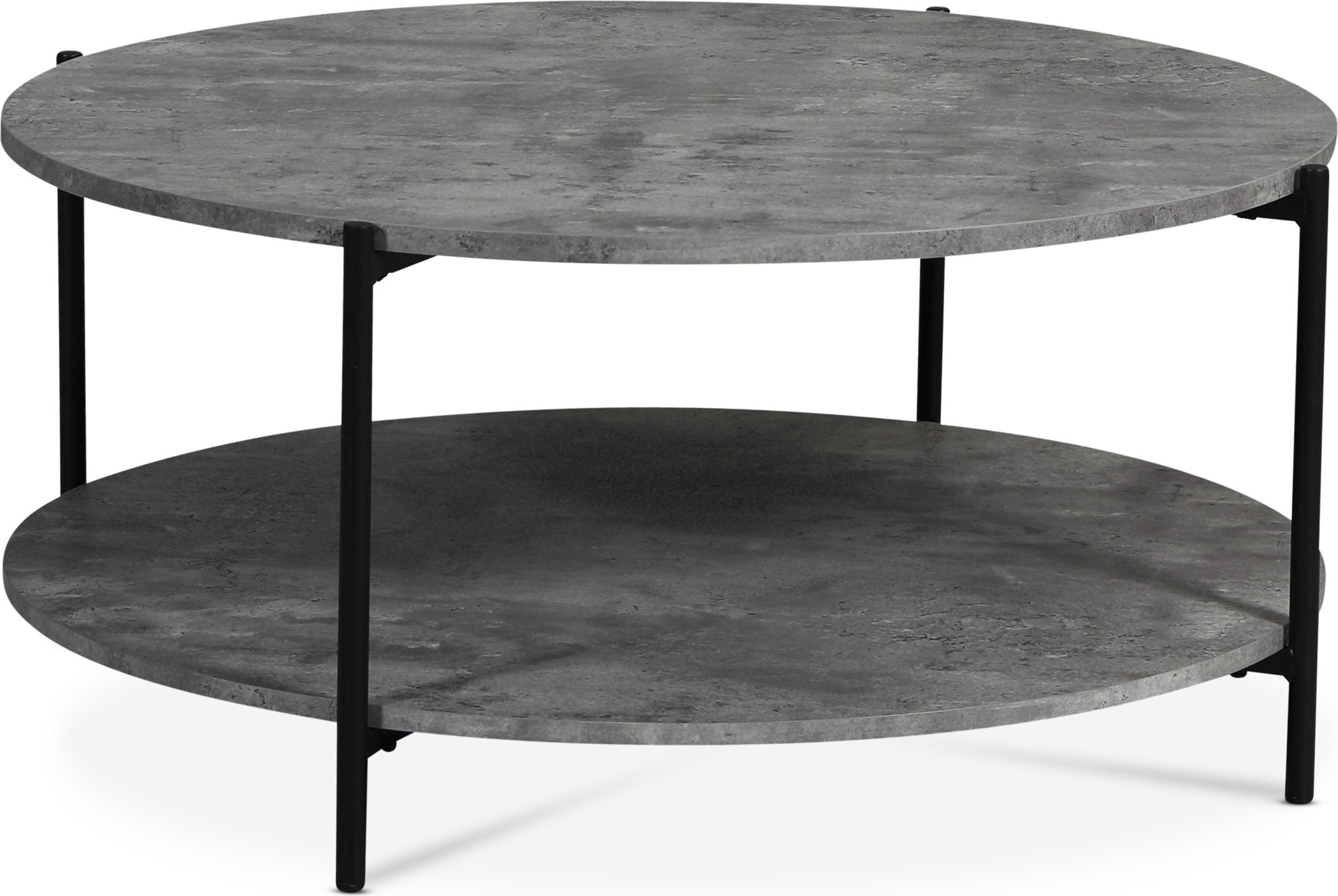Axelfors salongbord - Betong/svart + M?belben