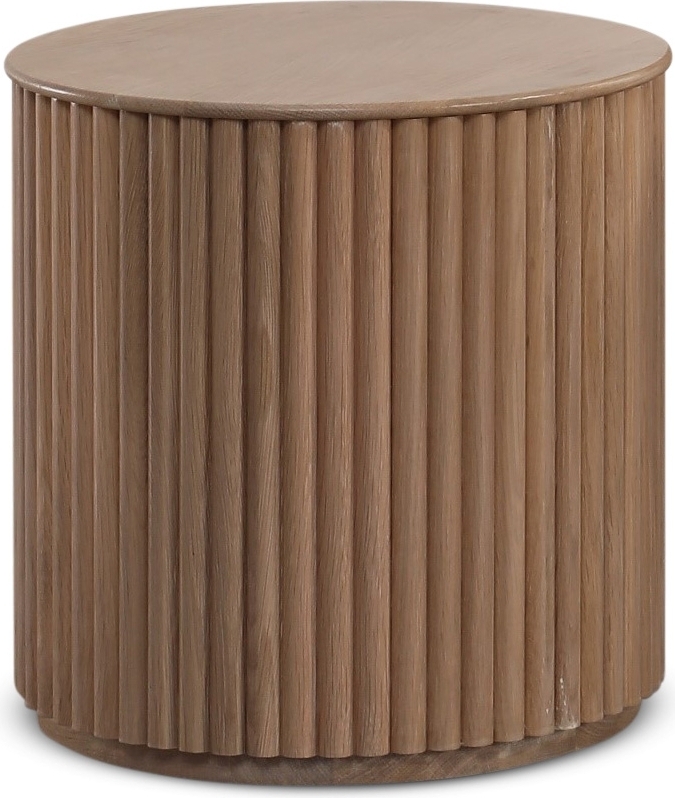 Sylinder sidebord 40 cm - Whitewash