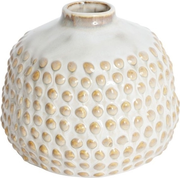 Vas Dotte H11 cm - Hvit