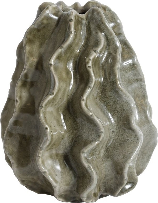 Vase, Kaktus, H27 cm - Gr�nn