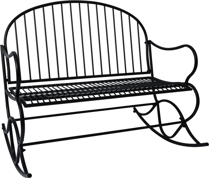 Lycke gyngesofa i smijern - Svart