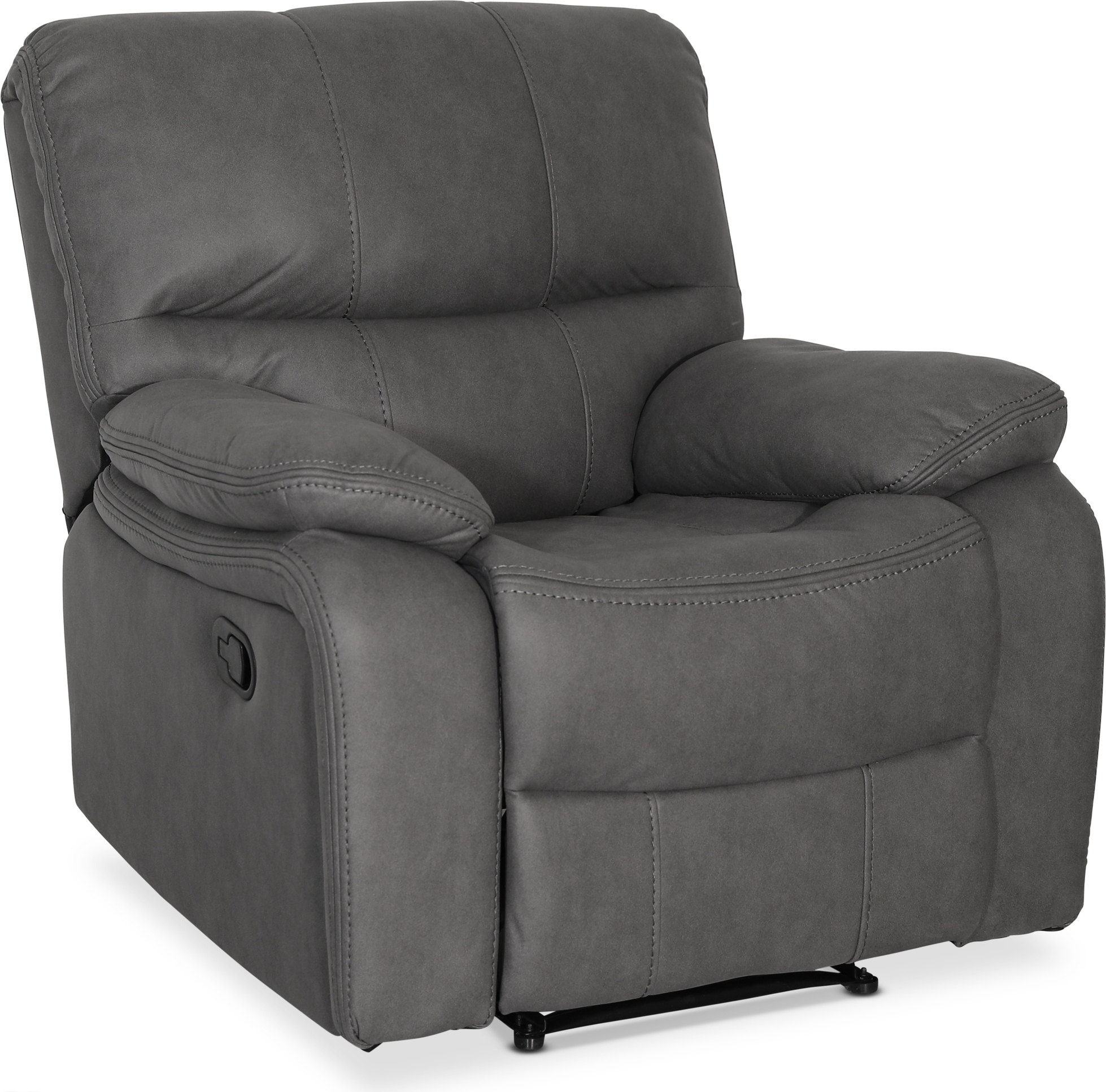 Reclinerstol Manhattan - Gr� (PU)
