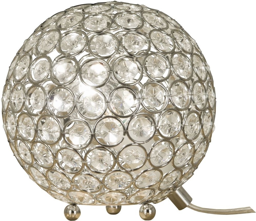 Bordlampe Bling - Krom/klar