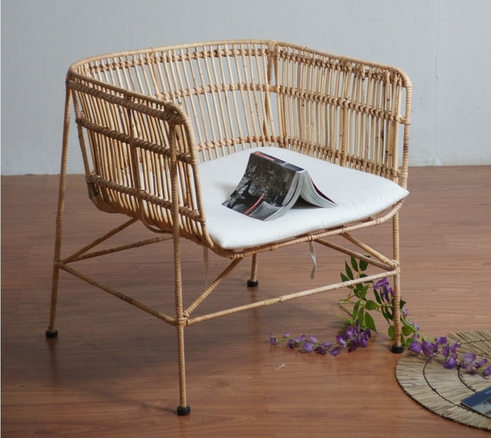 Galice lenestol rotting - Natur/metall + Tekstilpleie for m?bler