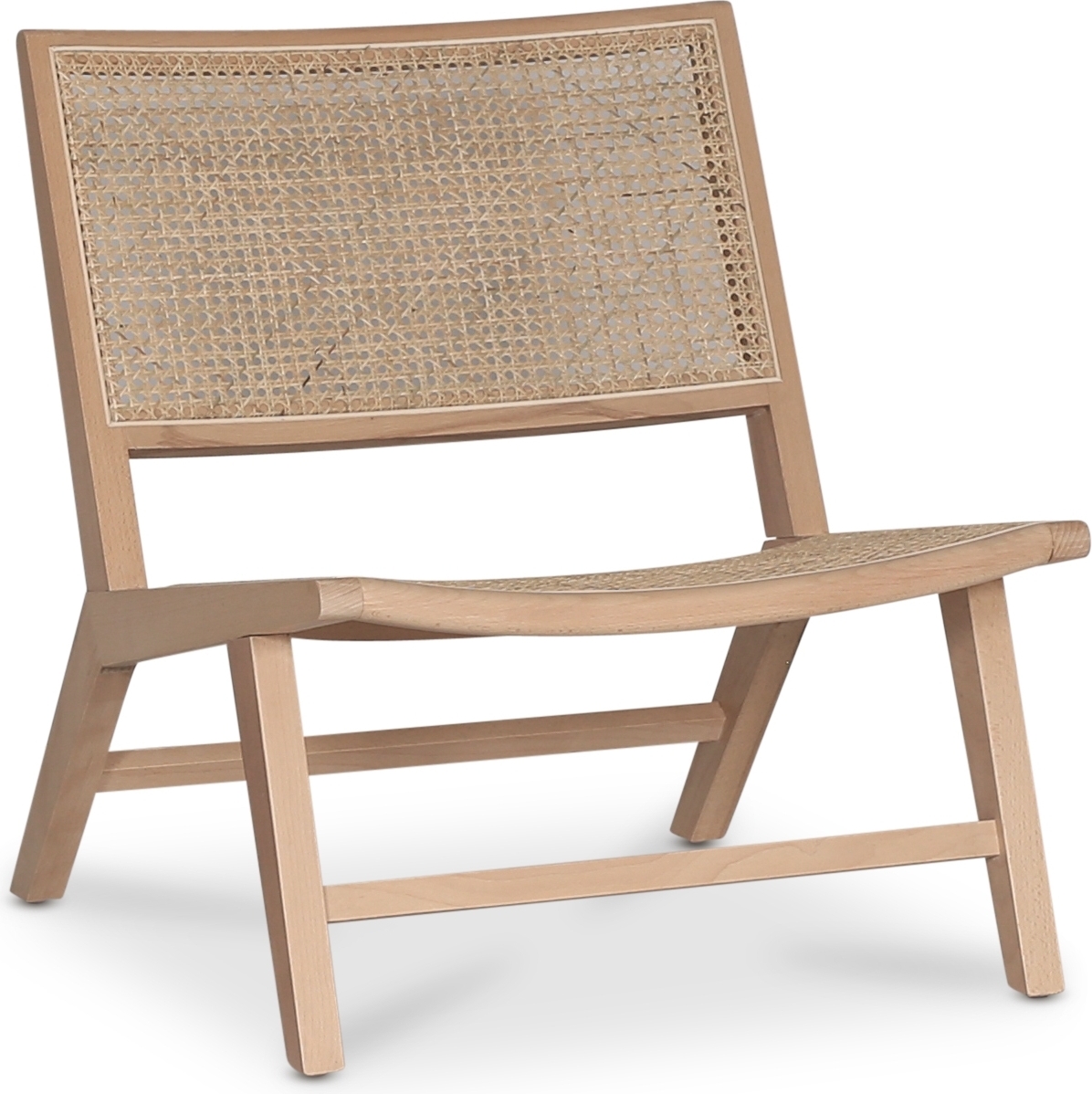 Hestia lenestol - Natur/rotting + Tekstilpleie for m�bler