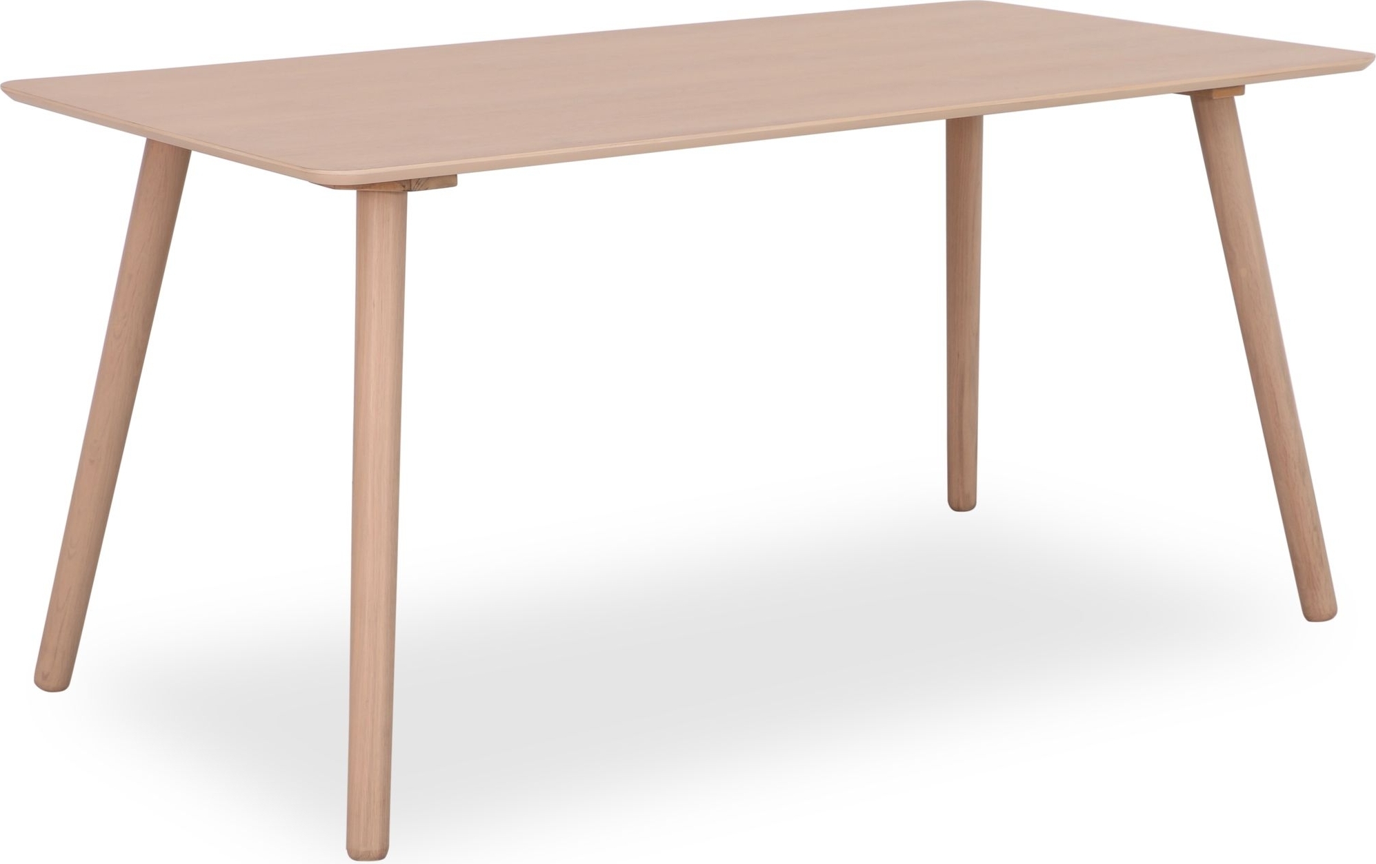 Rosvik spisebord 155 cm - Hvitoljet eikefiner Rosvik spisebord 155 cm - Hvitoljet eikefiner