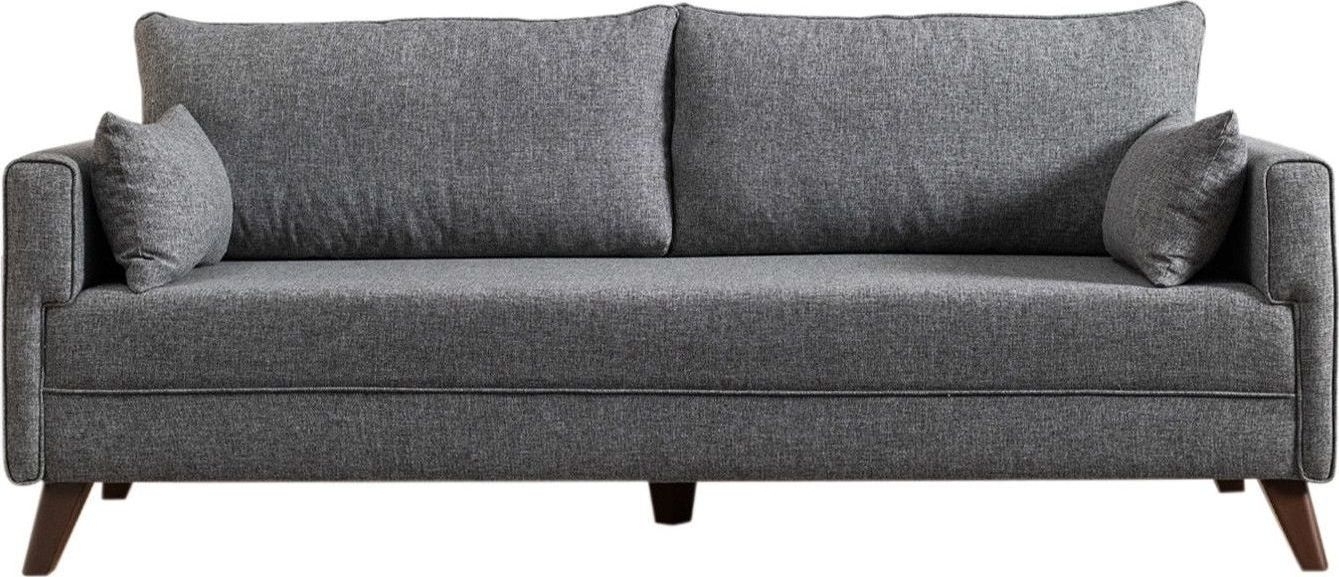 Bella 3-seters sovesofa - Gr� + M�belrengj�ring