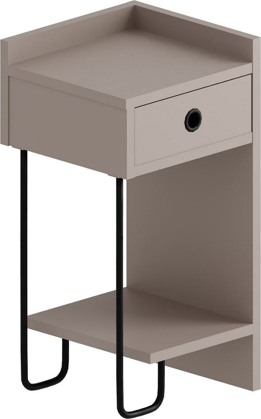 Cactus nattbord, venstre - Lysebrun