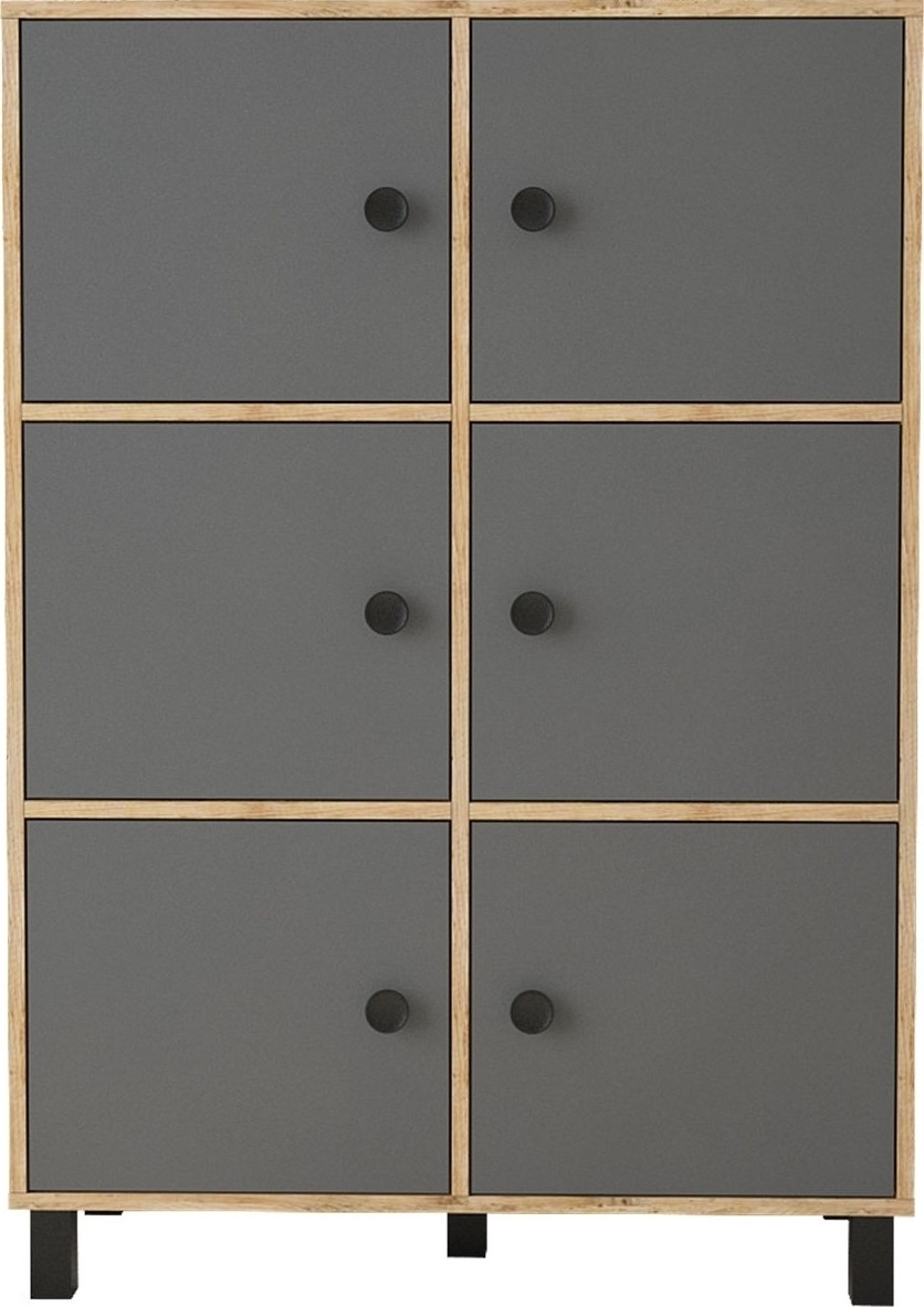 Vilamo skap 48 - Furu/antrasitt